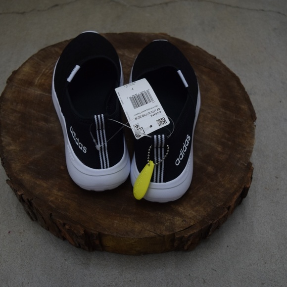 Adidas NEO Lite Racer Slip On Sneaker Black 7 - Picture 8 of 8